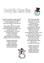 English Worksheet: Christmas Song Collection - Part 1/2