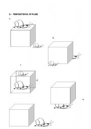 English Worksheet: Prepositions of place