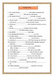 English Worksheet: Simple Past