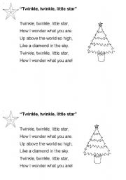 Twinkle, twinkle little star