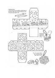 English Worksheet: christmas boxes