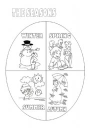 English Worksheet: Seasons