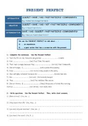 English Worksheet: Present Perfect