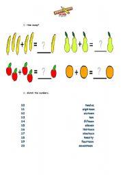 English worksheet: Numbers