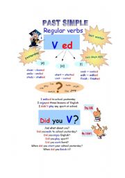 English Worksheet: Past Simple with Regular Verbs