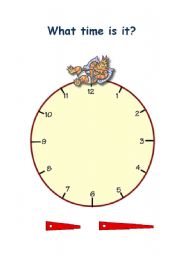 English Worksheet: Telling the time