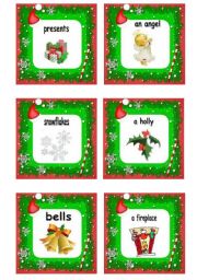 xmas cards part 2 - CHRISTMAS FLASHCARDS