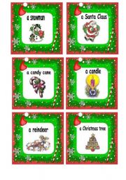 xmas cards part 1- CHRISTMAS FLASHCARDS