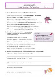 English Worksheet: PASSIVE VOICE  -- PRACTICE f or Upper- Intermediate Students