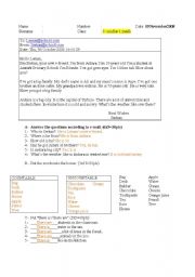 English Worksheet: grade5 test