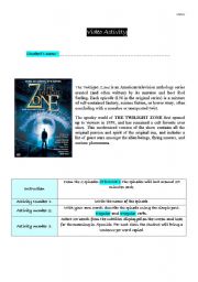 English Worksheet: Video Activity (Twilight Zone)