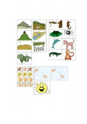 English Worksheet: design your island