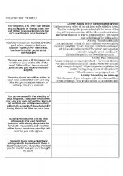 English Worksheet: Pleading for yourself