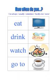 English Worksheet: How often...?