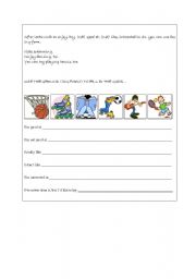 English Worksheet: Gerund ING-Form enjoy try like good at...