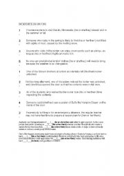 English Worksheet: Indefinite Articles