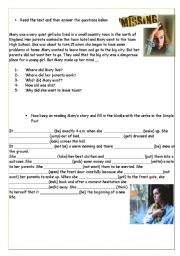 English Worksheet: MISSING