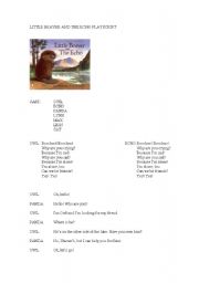 English Worksheet: Little beaver and the Echo playscript