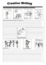 English Worksheet: Creative Writing 