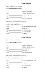 English Worksheet: Present Continuous