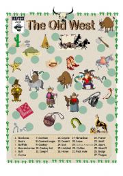 English Worksheet: The Old West