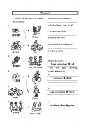 English Worksheet: possessives