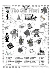 English Worksheet: The Old West