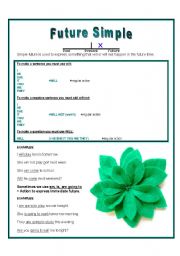 English Worksheet: Future Simple 