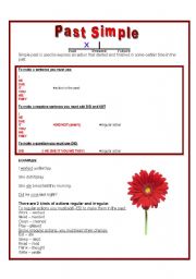 English worksheet: Past Simple 