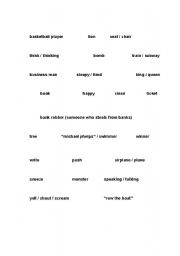 English worksheet: Gestures-Inspired game