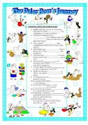 English Worksheet: The Polar Bears Journey