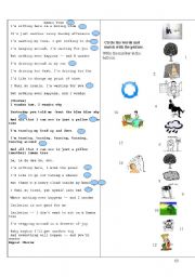 English Worksheet: Lemon tree  song   by Fools Garden