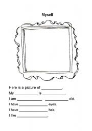 English Worksheet: Myself