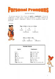 English Worksheet: Personal Pronouns