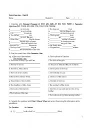 English Worksheet: exercises