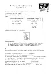 English worksheet: Simple Present Tense Review