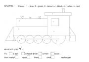 English Worksheet: shapes