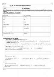 English Worksheet: questions corresponding to the newspaper article