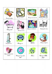 English Worksheet: wants and needs game part 2