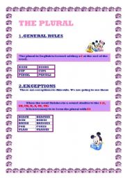 English Worksheet: HOW DO WE MAKE PLURALS?