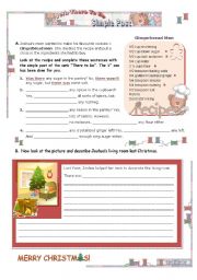 Verb THERE TO BE  --  SIMPLE PAST  2/2 (Christmas context)