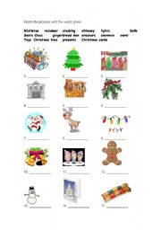 English Worksheet: christmas vocabulary