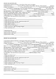 English Worksheet: Helen Keler