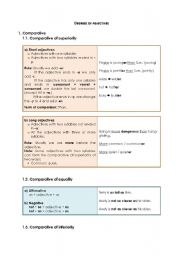 English worksheet: Adjectives