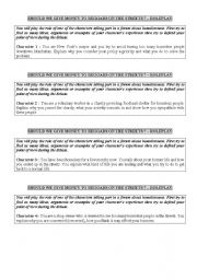 English Worksheet: should we give money to beggars ?