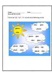 English worksheet: Circle 