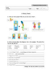 English Worksheet: Possessive Clitic