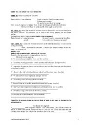 English Worksheet: USED TO / WOULD / BE USED TO / GET USED TO