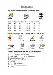 Phonics worksheet- 