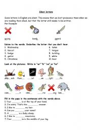 phonics-silent letters